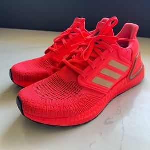 Hot Pink/Red Adidas Ultraboost 20 Womens size 9.5